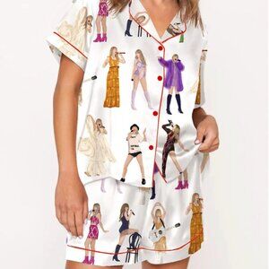 Taylor Swift Eras Tour Pajama Set - Shorts and TShirt - Never Worn